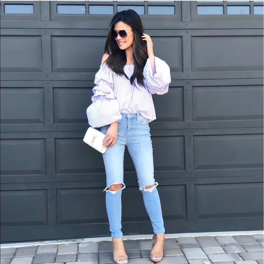 Lavender Off the Shoulder